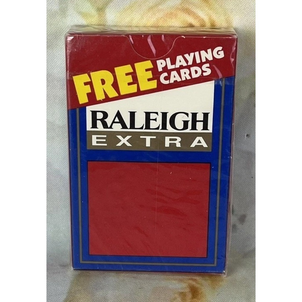 Raleigh Extra Cigarettes Deck Playing Cards 1992 Pack Promotion SEALED Vintage